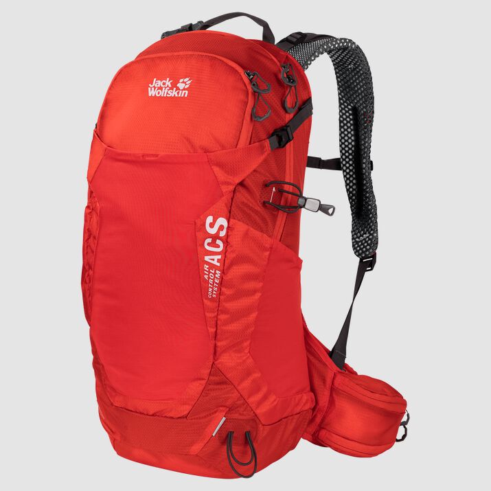 Mochila Senderismo Jack Wolfskin Crosstrail 24 Lt Mujer Rojos Mexico-1514826